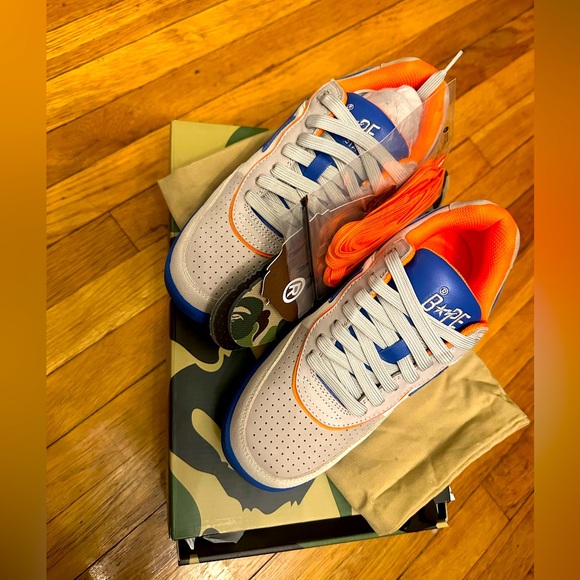 BAPE “a bathing ape” Men’s sneakers, MENS SIZE 8.5 - Picture 6 of 14